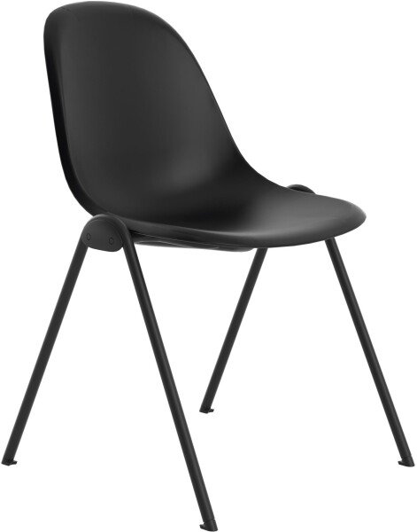 TC Lizzie 4 Leg Chair - Black