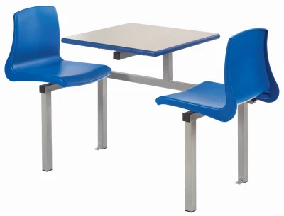 Metalliform Two Seater Table & Chairs