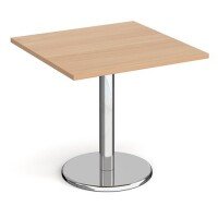 Dams Pisa Square Dining Table With Round Base