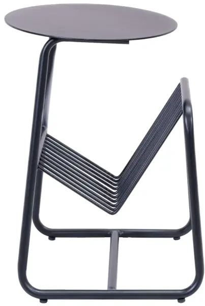 TC Repose Side Table With Magazine Rack