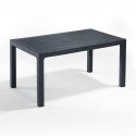 Tabilo Canterbury 900 x 900mm Table - Anthracite - 45mm Parasol Hole - 750mm High