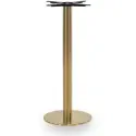 Tabilo Champagne Gold Small Round Poseur Table Base - (h) 1050mm