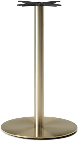 Tabilo Champagne Gold Large Round Poseur Table Base - (h) 1050mm