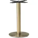 Tabilo Champagne Gold Medium Round Dining Table Base - (h) 730mm