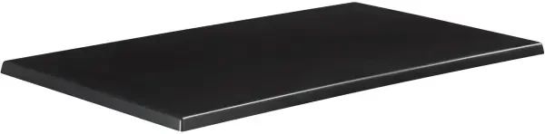 Zap Endura Rectangular Table Top - 700 x 1200mm - Black