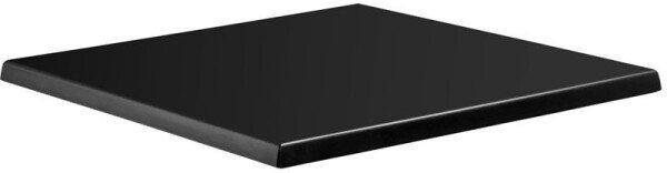 Zap Endura Square Table Top - 800 x 800mm - Black