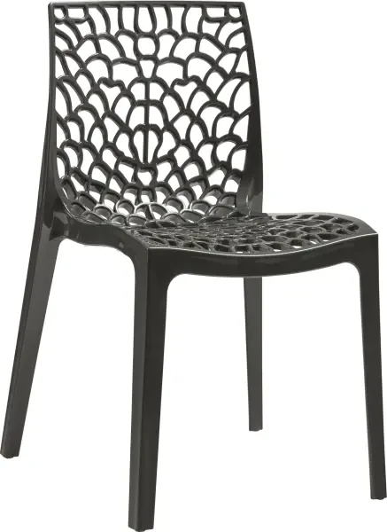 Zap Galaxy Stacking Chair - Black