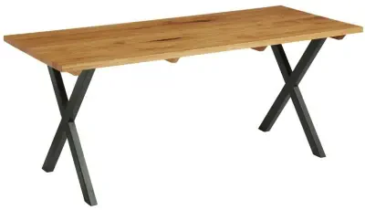 Zap Highcross Character Oak Dining Table - 1800mm