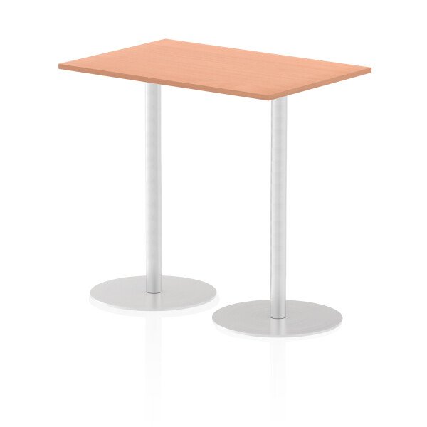 Dynamic Italia Rectangular Table 1145mm High - 1200 x 600mm - Oak