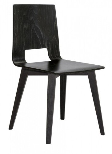 Elite Multiply Breakout Open Back Wooden Frame Chair With Wenge Shell - Wenge Leg