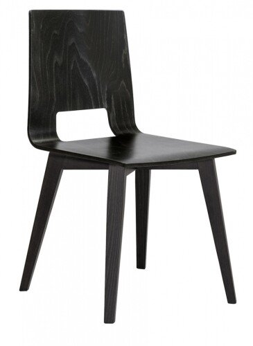 Elite Multiply Breakout Open Back Wooden Frame Chair With Wenge Shell - Beech Leg