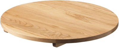 Tabilo Stained Solid Wood Round Table Top - 700mm