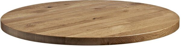 Zap Rustic Round Table Top - 1200mm - Rustic Antique Oak