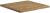 Zap Rustic Solid Oak Square Table Top - 600 x 600 x 32mm