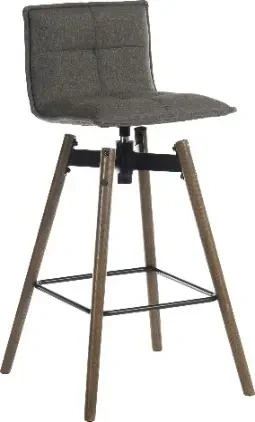 Teknik Spin Barstool Dark Grey