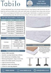 TUFF TOP SOLID MARBLE PRODUCT CARD