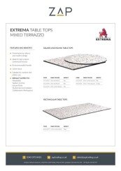 ZAP Product Sheet Extrema Table Tops