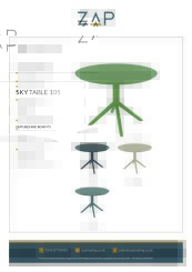 ZAP Product Sheet Sky Table 105