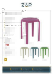 ZAP Product Sheet Tom Collection Low Stool 45